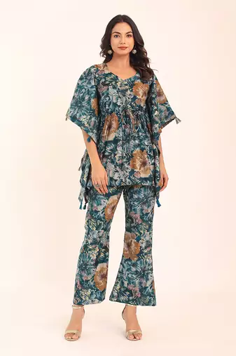 Multi muslin floral co-ord set